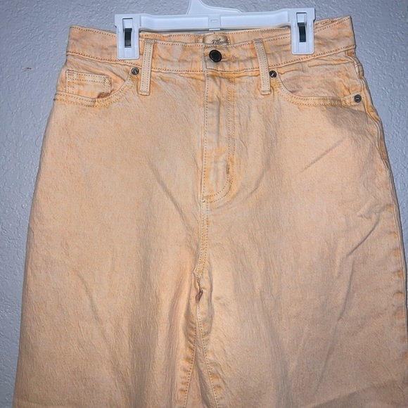 Universal Thread Women Vintage Straight Jeans Light Orange - Picture 2 of 7